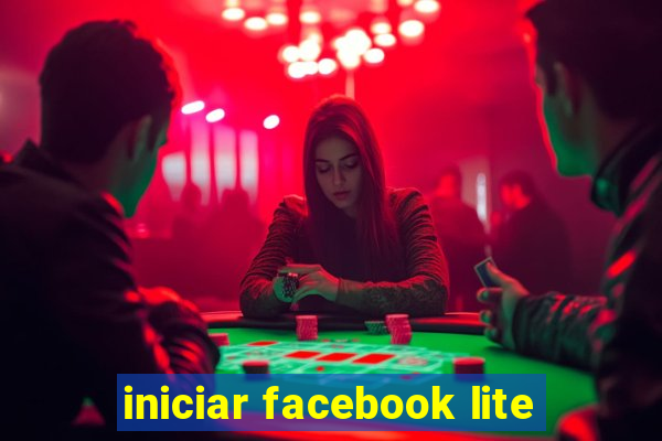 iniciar facebook lite